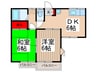フロイデ 2DKの間取り