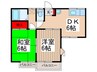 フロイデ 2DKの間取り