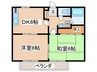 稲荷坂ハイツ 2DKの間取り
