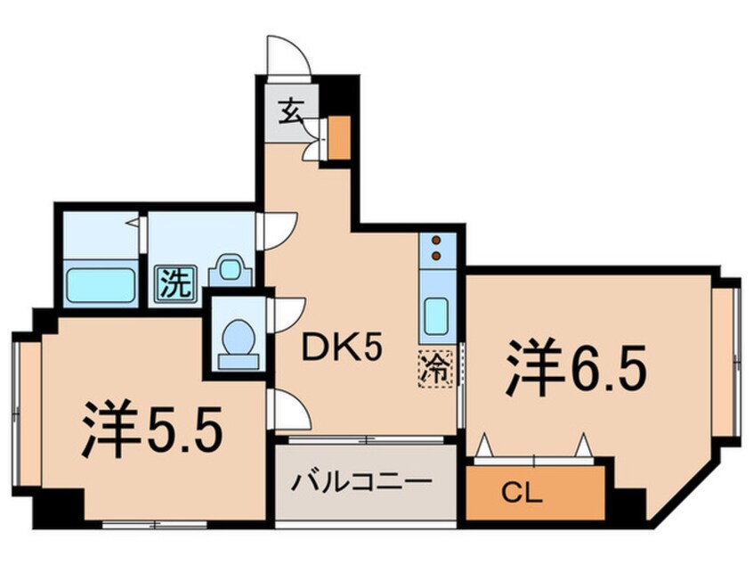 間取図 第５ハイツ山本