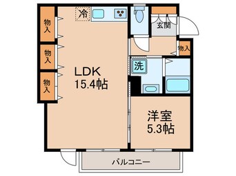 間取図 ダイキデュオ目黒