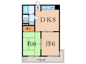 間取図 セトル多摩川