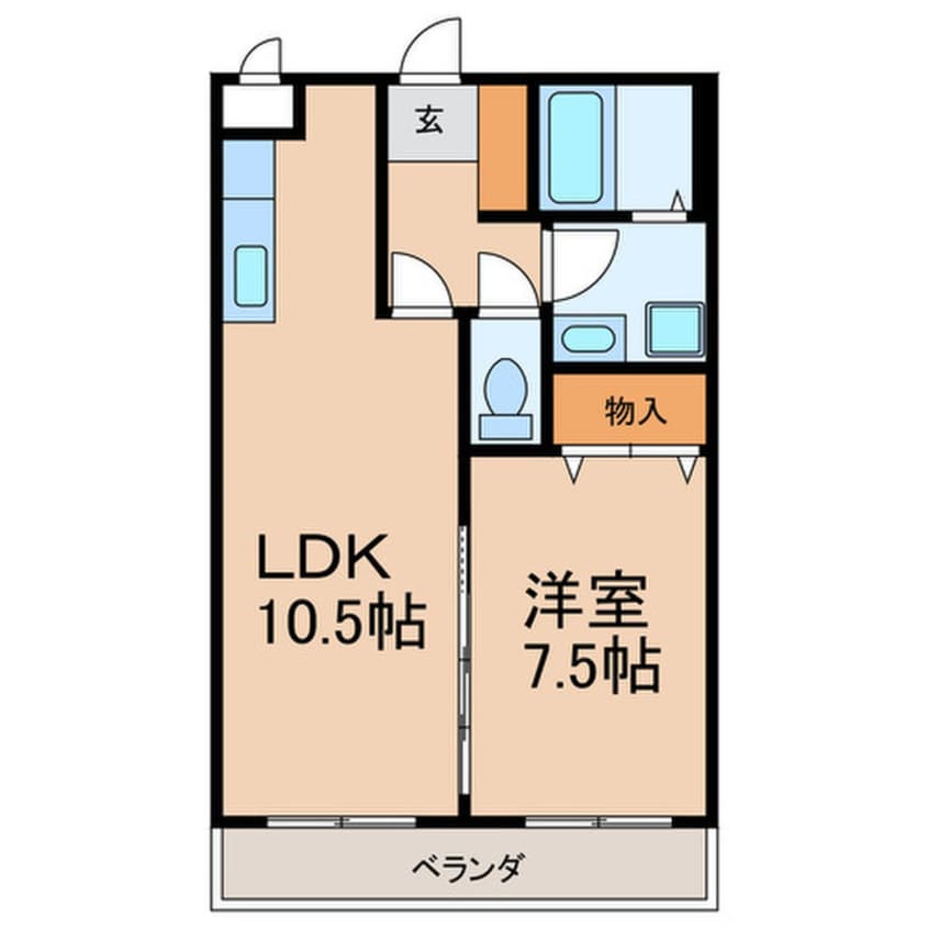 間取図 エターナⅠ