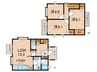 ｳﾞｪﾙﾄﾞﾐｰﾙ梶ｹ谷 3LDKの間取り