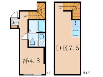 間取図 CONTEL NAKAMEGURO