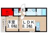 ウィステリア蘇我 1LDKの間取り