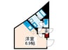 Axis西日暮里 1Rの間取り