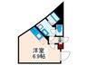 Axis西日暮里 1Rの間取り