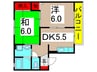 ファーストコート 2DKの間取り