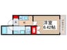 JH　Luceふじみ野 1Kの間取り
