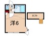 メゾン南大泉Ａ 1Rの間取り