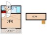 メゾン南大泉Ａ 1Rの間取り