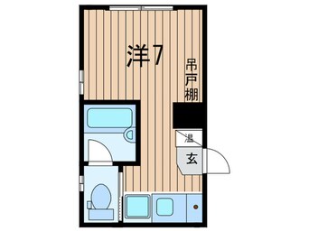 間取図 クレスト水天宮前