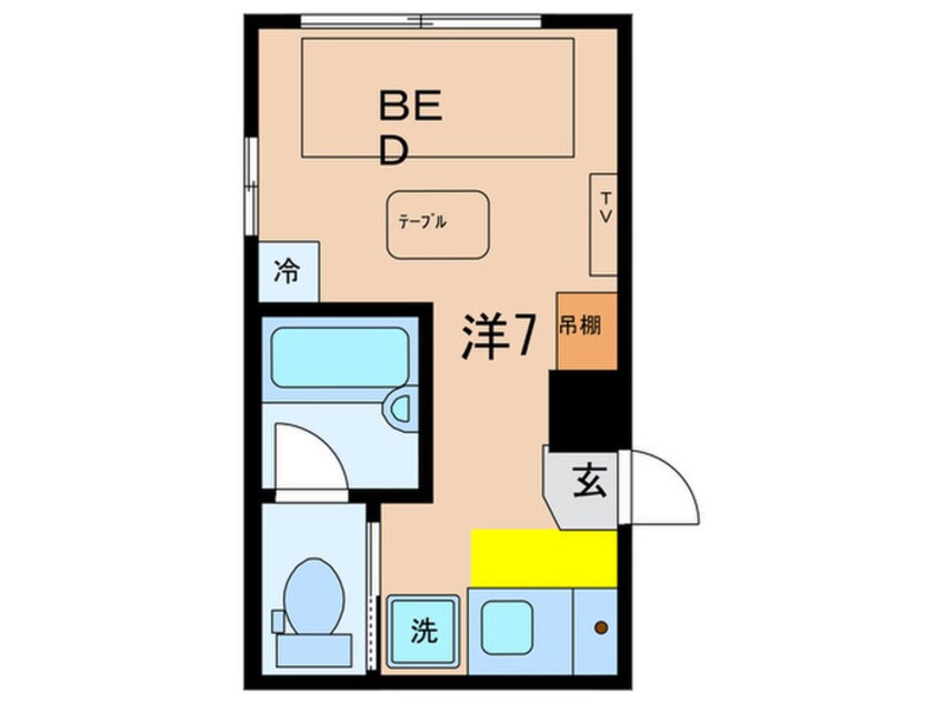 間取図 クレスト水天宮前