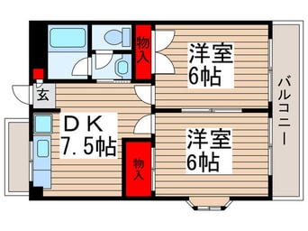 間取図 デンバウきのした