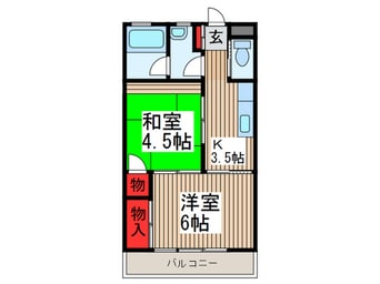 間取図 コ－ポサンブリッチ