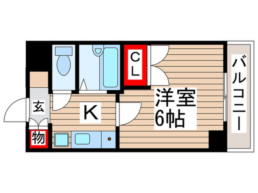 間取図 リヴェ－ルビックパイン