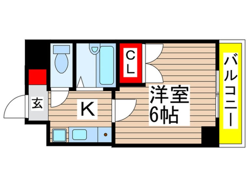 間取図 リヴェ－ルビックパイン