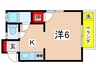 ベルハイム 1Kの間取り