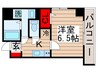 新鎌スカイタワー 1Kの間取り