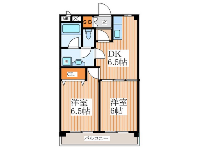 間取図 メゾンホシノ