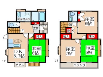 間取図 志村貸家