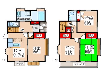 間取図 志村貸家