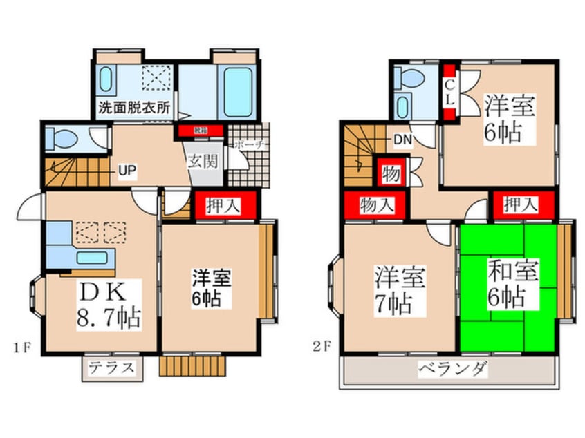 間取図 志村貸家