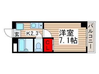 間取図 ハイシティ弁天