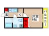 エスケイ末広 1Kの間取り