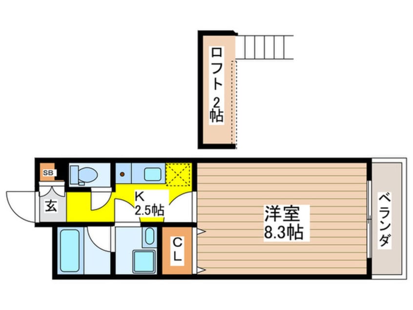 間取図 ハイツけやき七番館