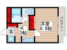 ノブレス幕張本郷 1Kの間取り
