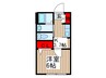 アンシャンテ 1Kの間取り