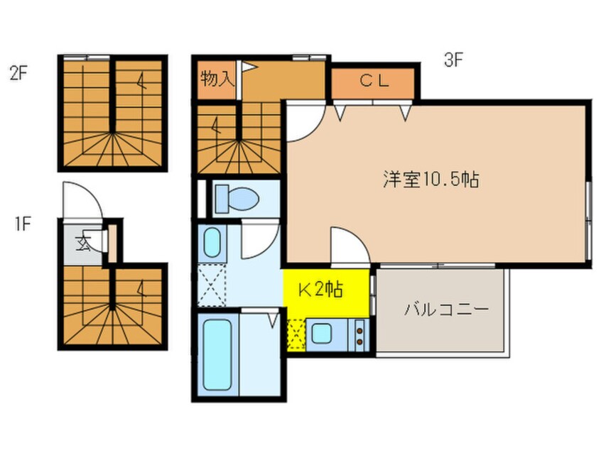 間取図 ブリリアントバンズ