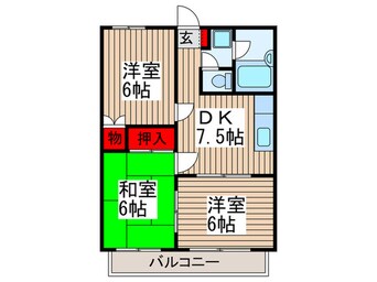 間取図 レピュート浅間台