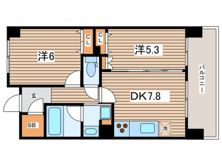 間取図 ピエス綱島