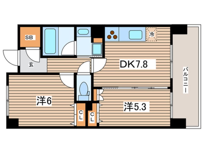 間取図 ピエス綱島
