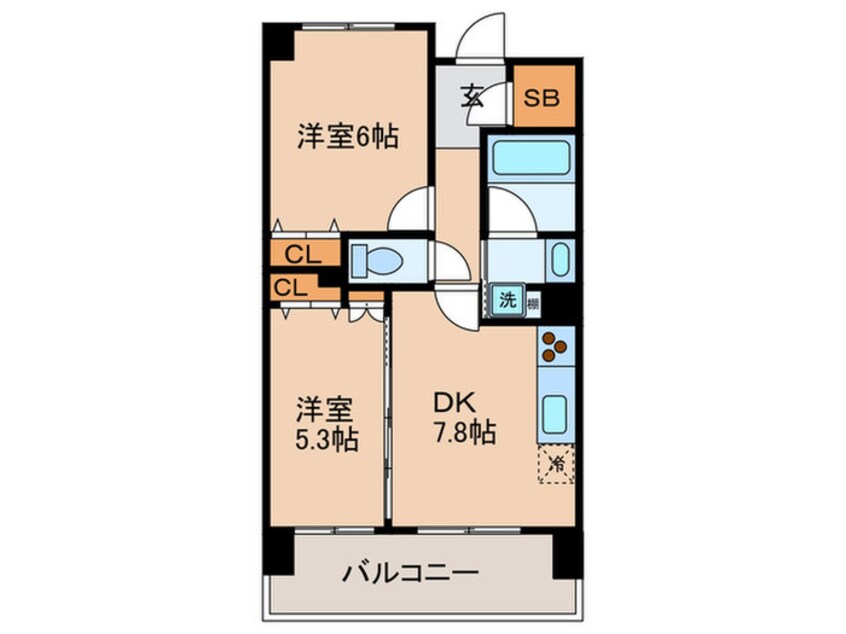 間取図 ピエス綱島