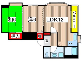 間取図 ＭＡＨＡＮＡ　ＩＴＩ