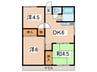 オレンジハイツＡ棟 3DKの間取り