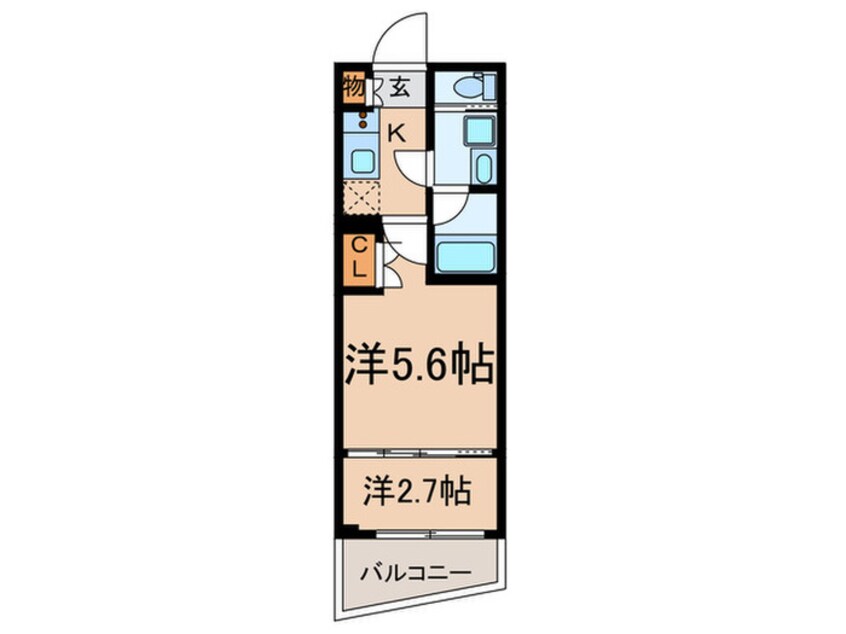 間取図 ブライズ二子新地