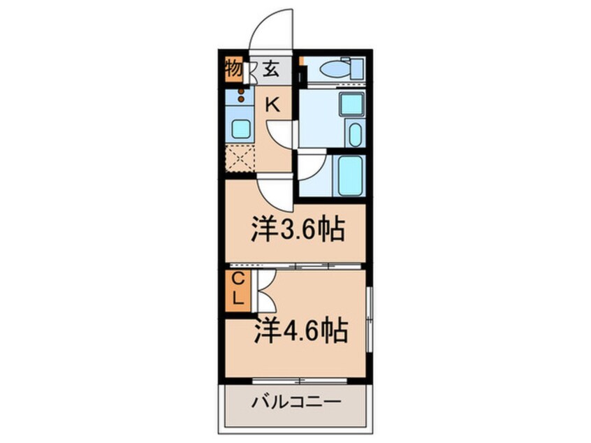 間取図 ブライズ二子新地