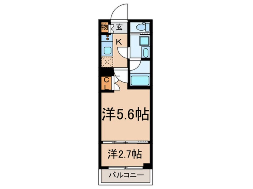 間取図 ブライズ二子新地