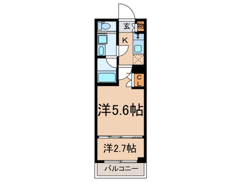 間取図 ブライズ二子新地