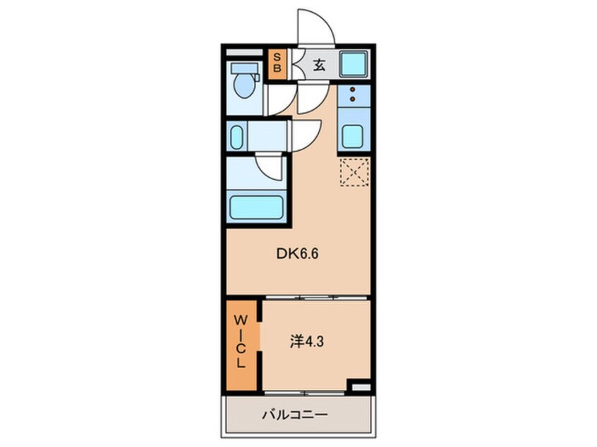 間取図 ルミーク本町イースト