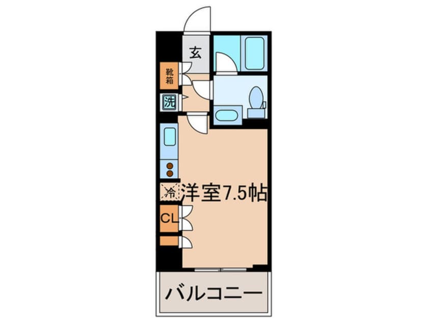 間取図 ｱﾄﾗｽ江戸川ｱﾊﾟｰﾄﾒﾝﾄ（２２１）