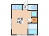 若葉パレス 1Rの間取り