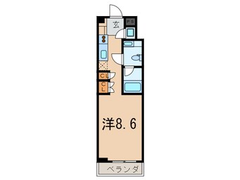 間取図 フレンシア麻布十番ノ－ス