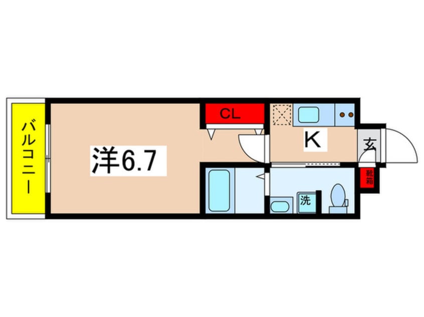 間取図 ＭＡＸＩＶ百合ヶ丘ＴＲＥ(302)