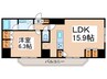レヴァンテ浅草観音壱 1LDKの間取り